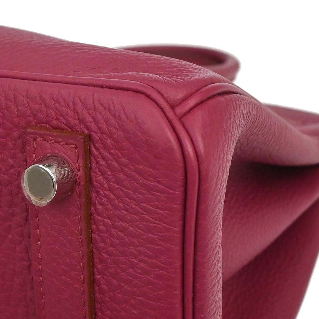 Hermes Ruby Togo Birkin 25 Handbag