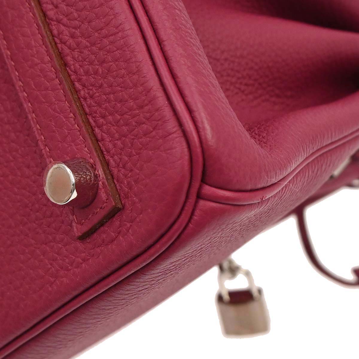 Hermes Ruby Togo Birkin 25 Handbag