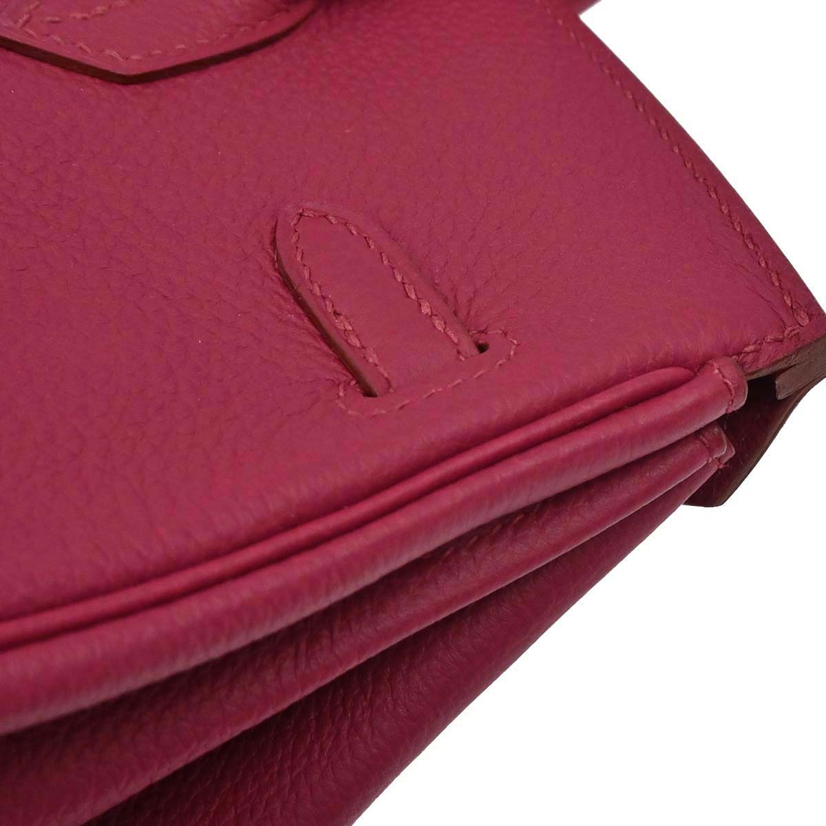 Hermes Ruby Togo Birkin 25 Handbag