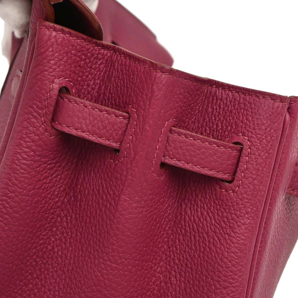 Hermes Ruby Togo Birkin 25 Handbag