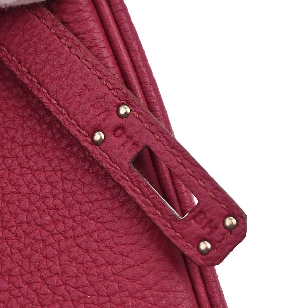 Hermes Ruby Togo Birkin 25 Handbag