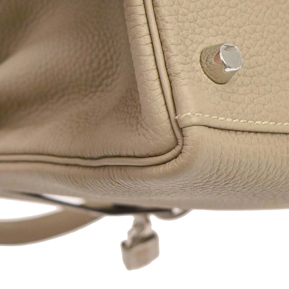 Hermes Gris Tourterelle Togo Kelly 28 Retourne 2way Shoulder Handbag