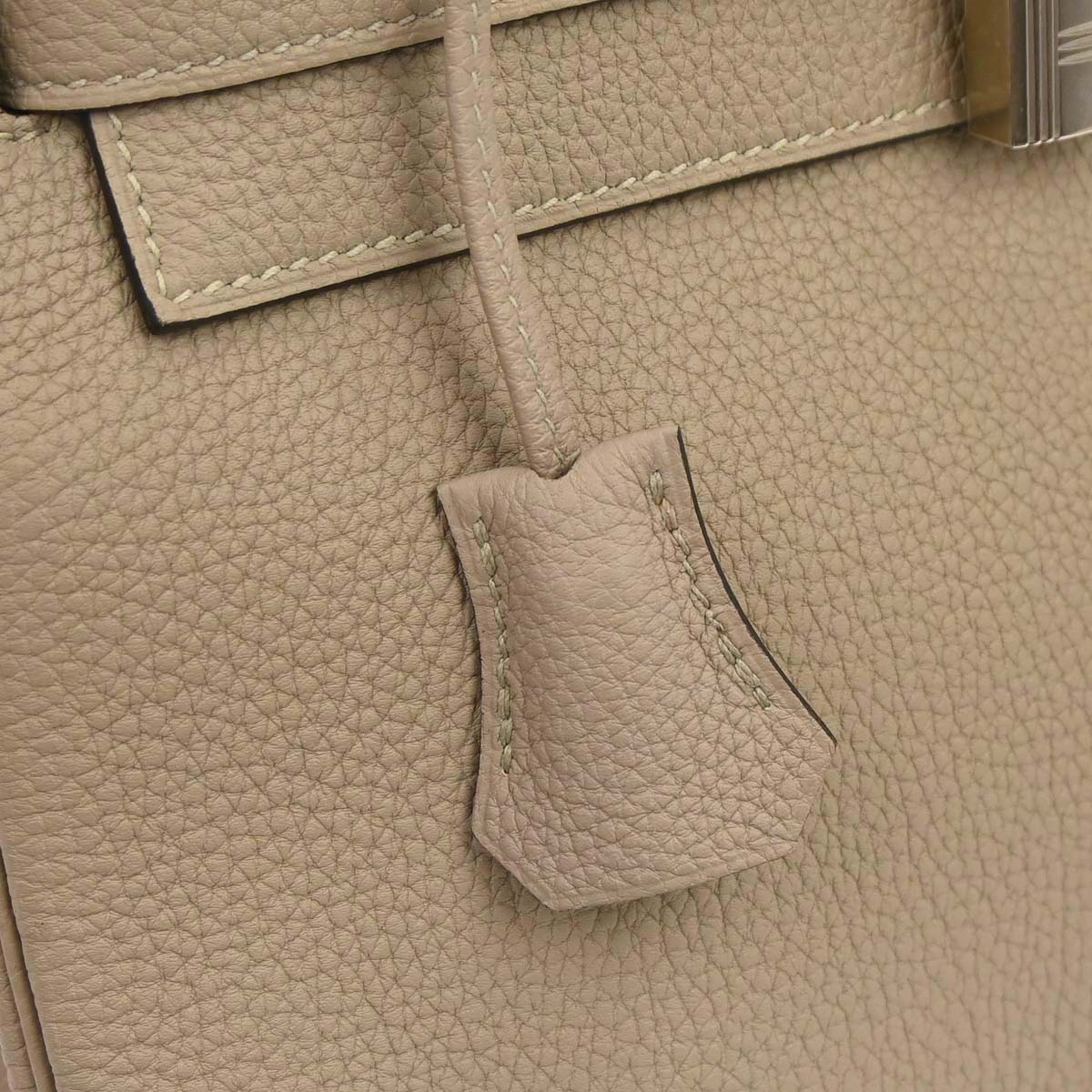 Hermes Gris Tourterelle Togo Kelly 28 Retourne 2way Shoulder Handbag