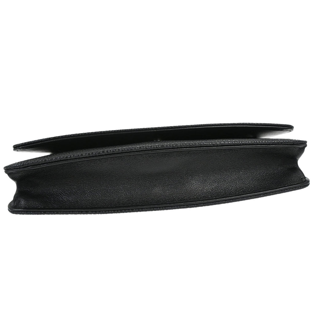 Chanel Black Caviar Skin Timeless WOC Wallet on Chain Bag