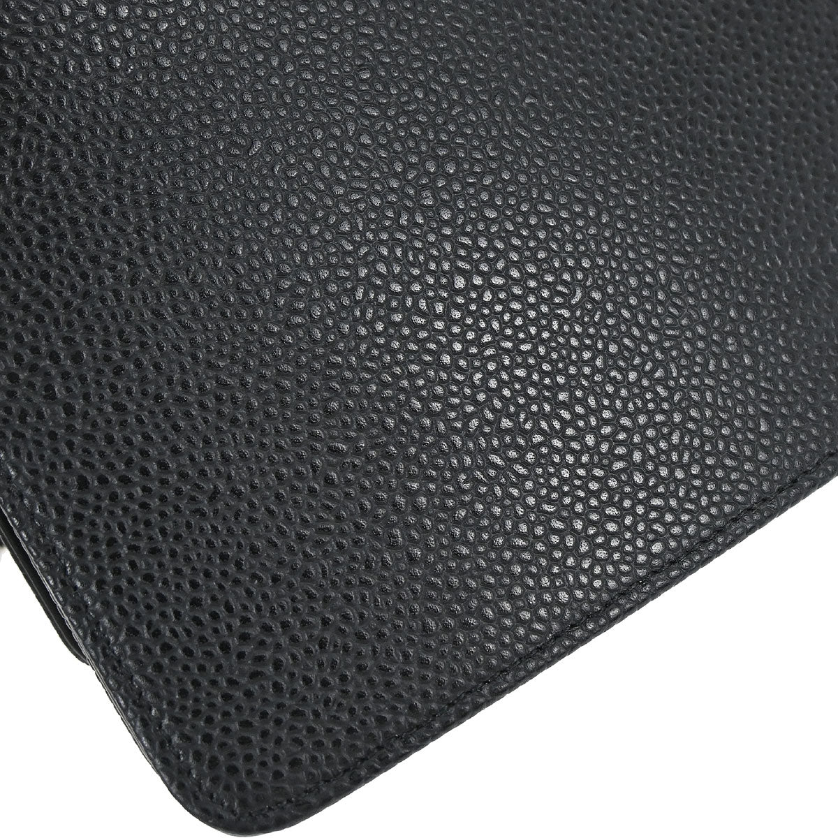 Chanel Black Caviar Skin Timeless WOC Wallet on Chain Bag