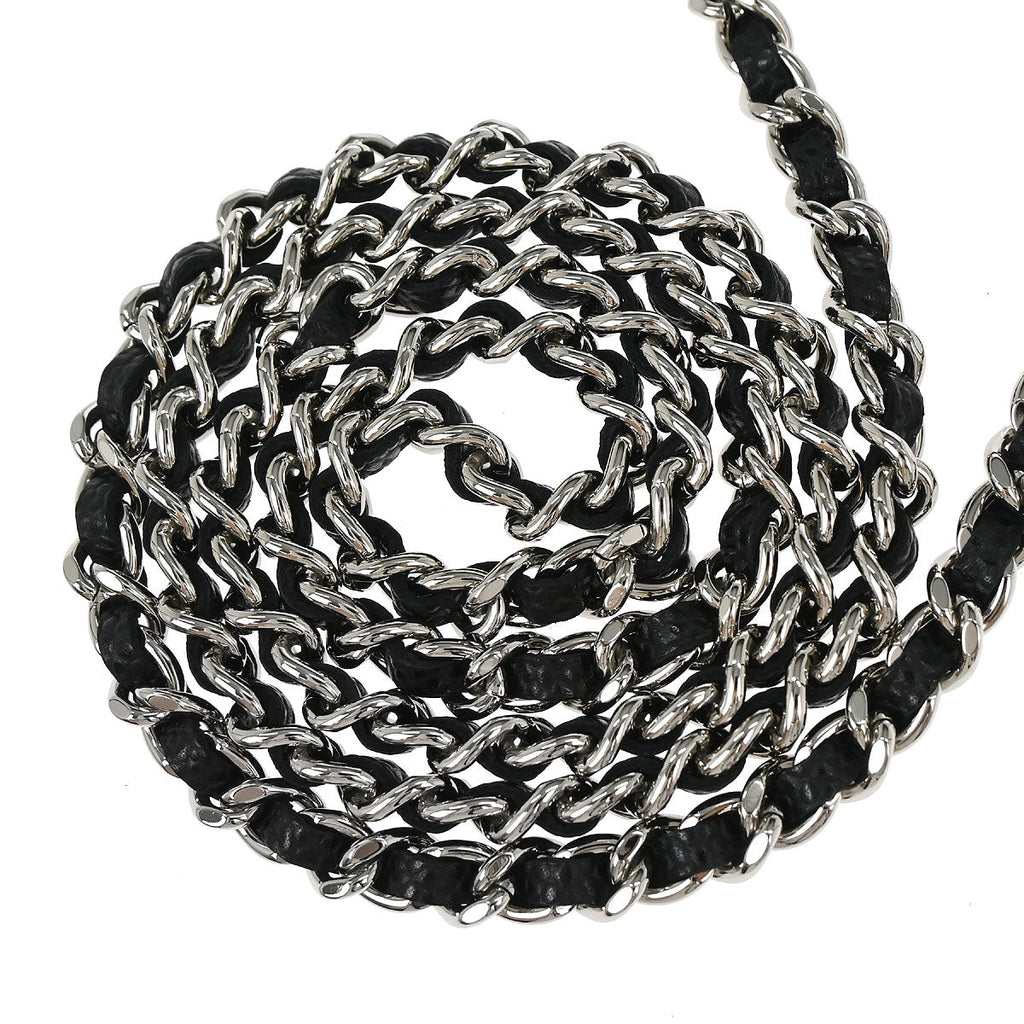 Chanel Black Caviar Skin Timeless WOC Wallet on Chain Bag