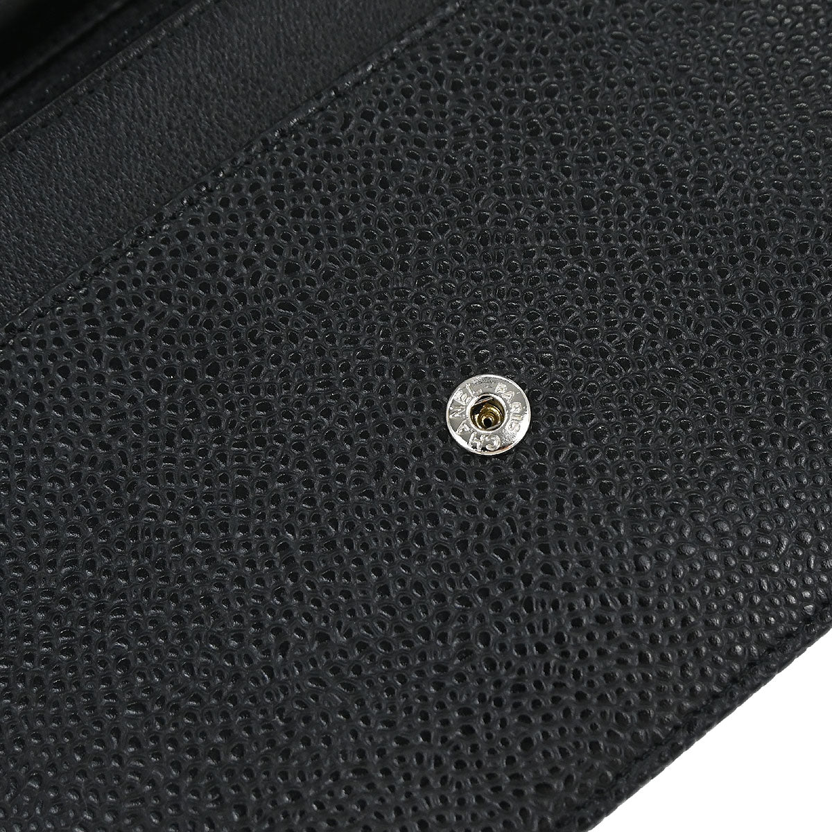Chanel Black Caviar Skin Timeless WOC Wallet on Chain Bag