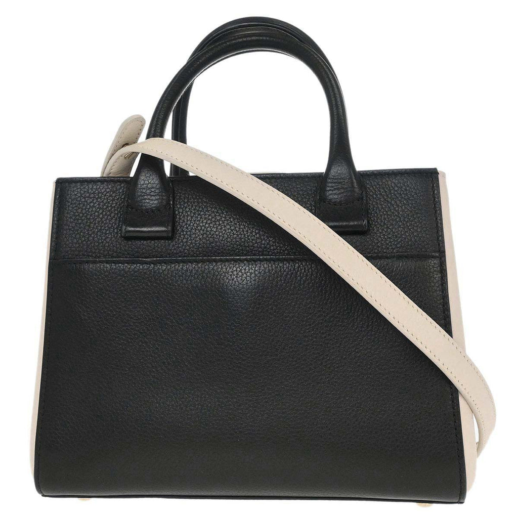 Chanel 2017-2018 Black Ivory Calfskin Neo Executive Mini Tote 2way Shoulder Handbag