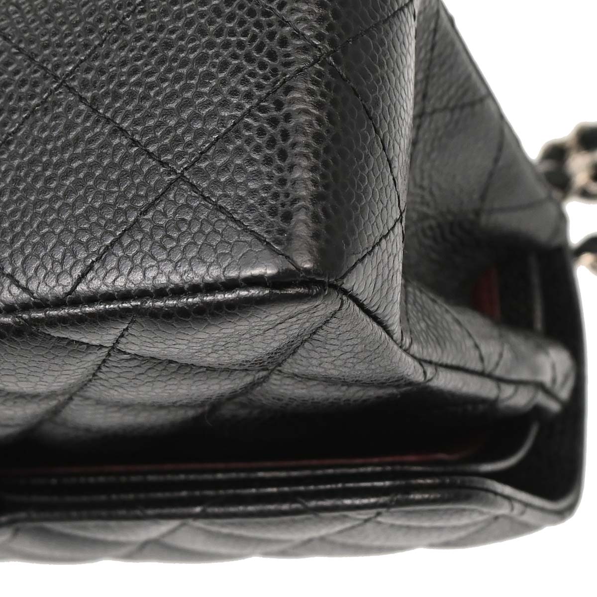 Chanel 2019 Black Caviar Small Classic Double Flap Shoulder Bag