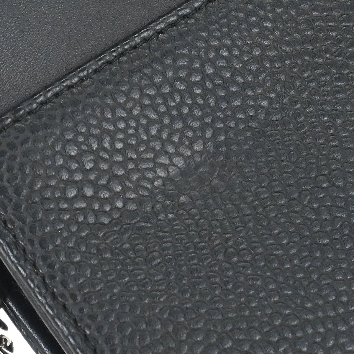 Chanel 2014 Black Caviar Timeless WOC Wallet on Chain Bag