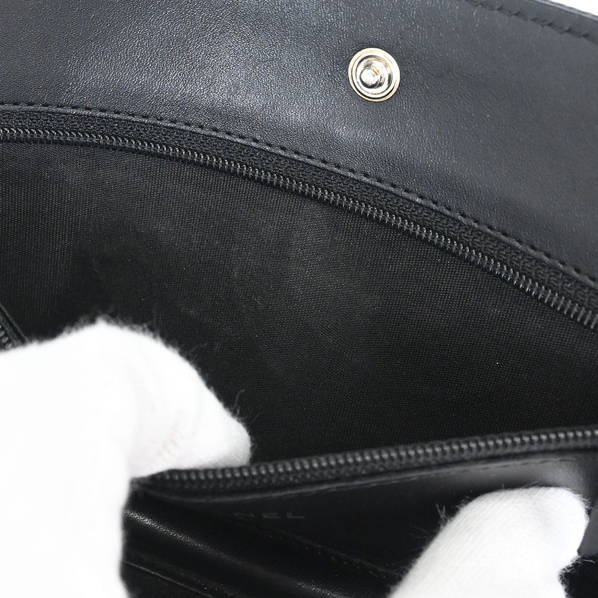 Chanel 2014 Black Caviar Timeless WOC Wallet on Chain Bag