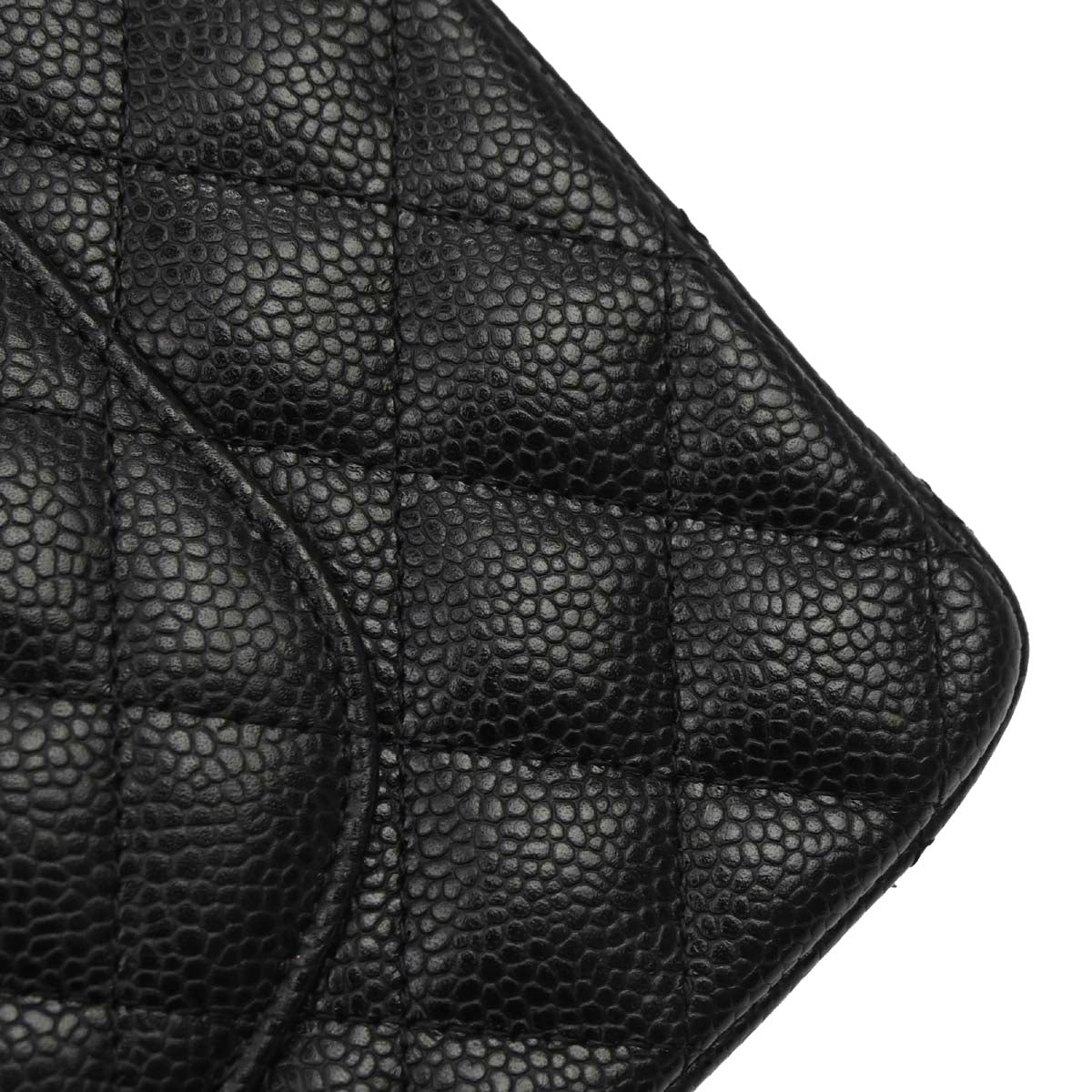 Chanel 2019 Black Caviar Medium Classic Double Flap Shoulder Bag