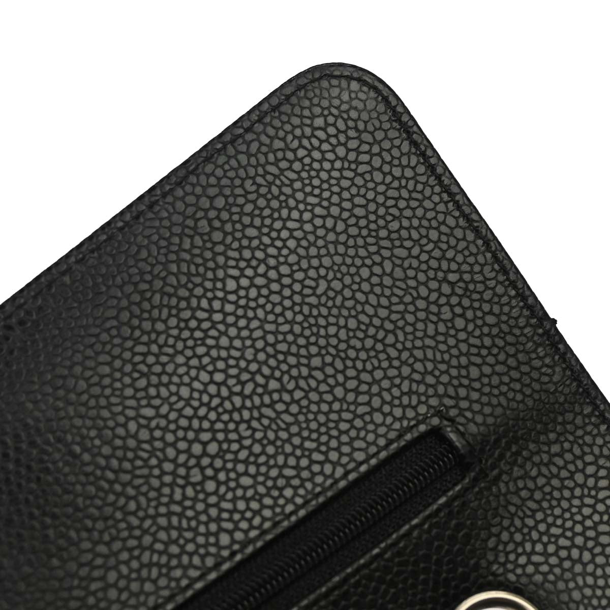 Chanel 2019 Black Caviar Medium Classic Double Flap Shoulder Bag