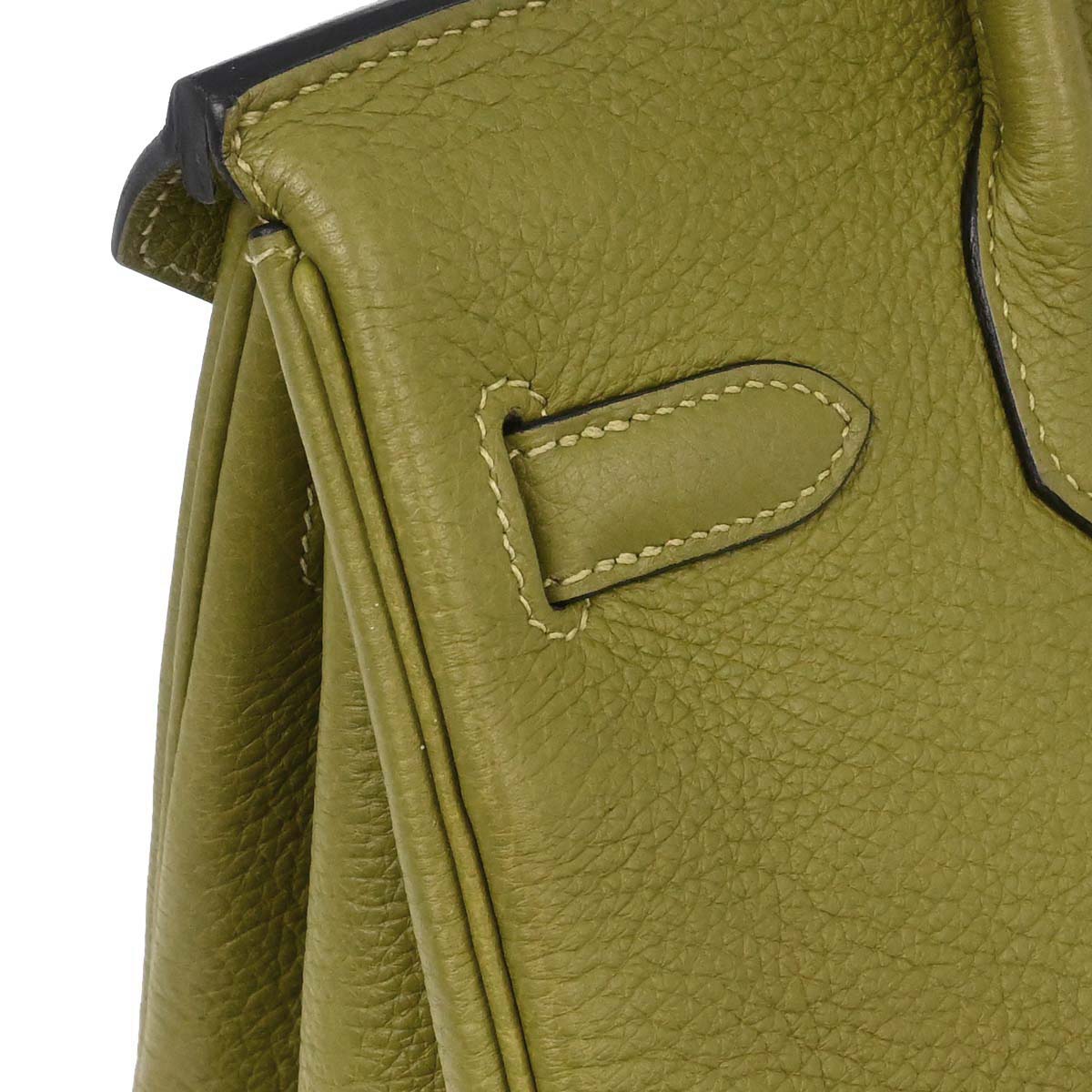 Hermes Anis Green Togo Birkin 30 Handbag