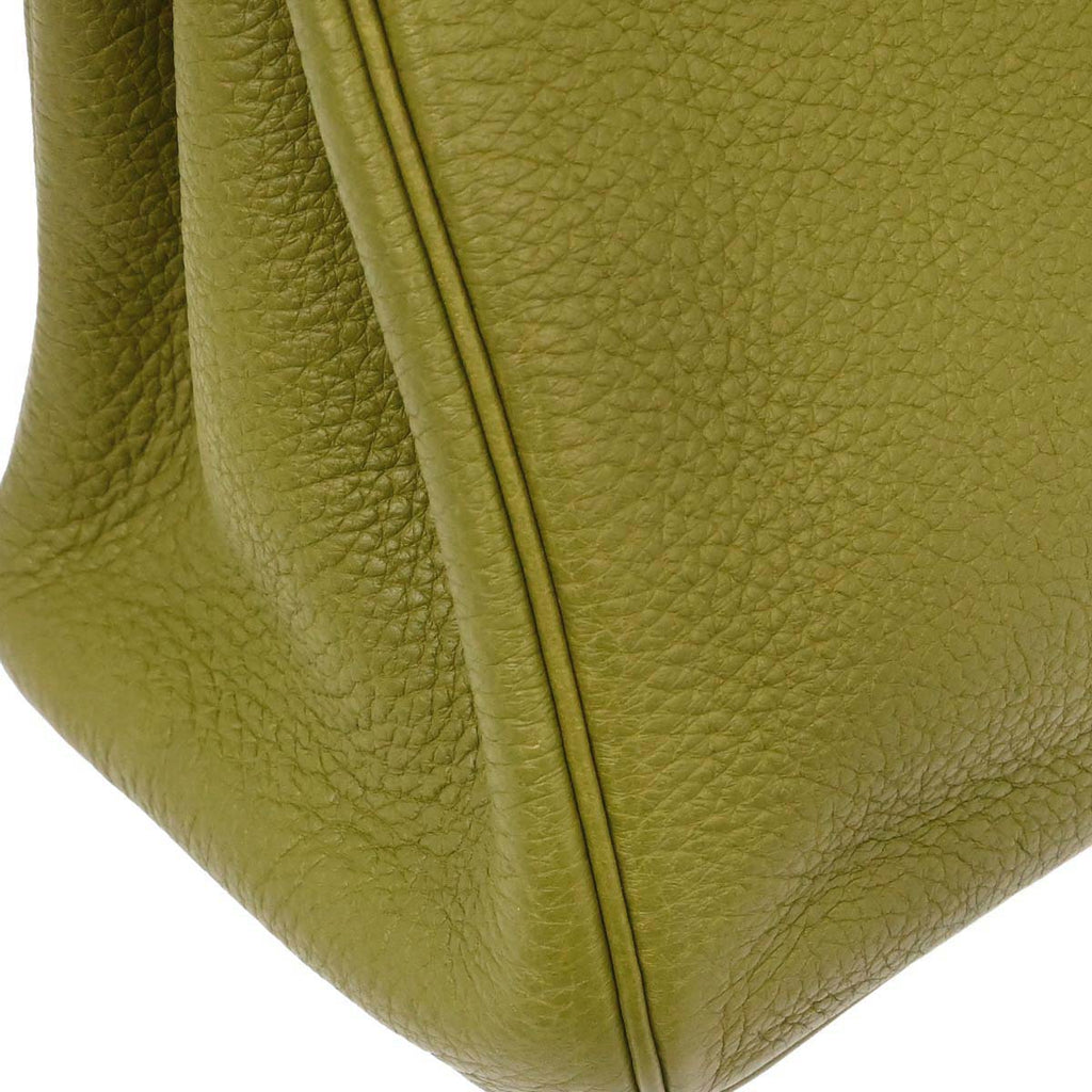 Hermes Anis Green Togo Birkin 30 Handbag