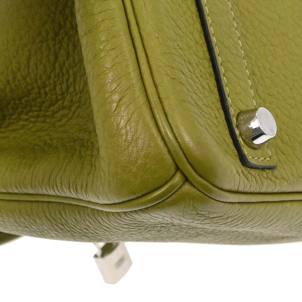 Hermes Anis Green Togo Birkin 30 Handbag