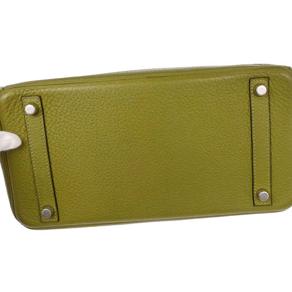 Hermes Anis Green Togo Birkin 30 Handbag