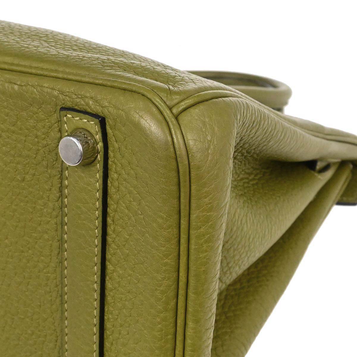 Hermes Anis Green Togo Birkin 30 Handbag