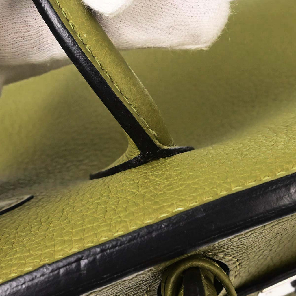 Hermes Anis Green Togo Birkin 30 Handbag