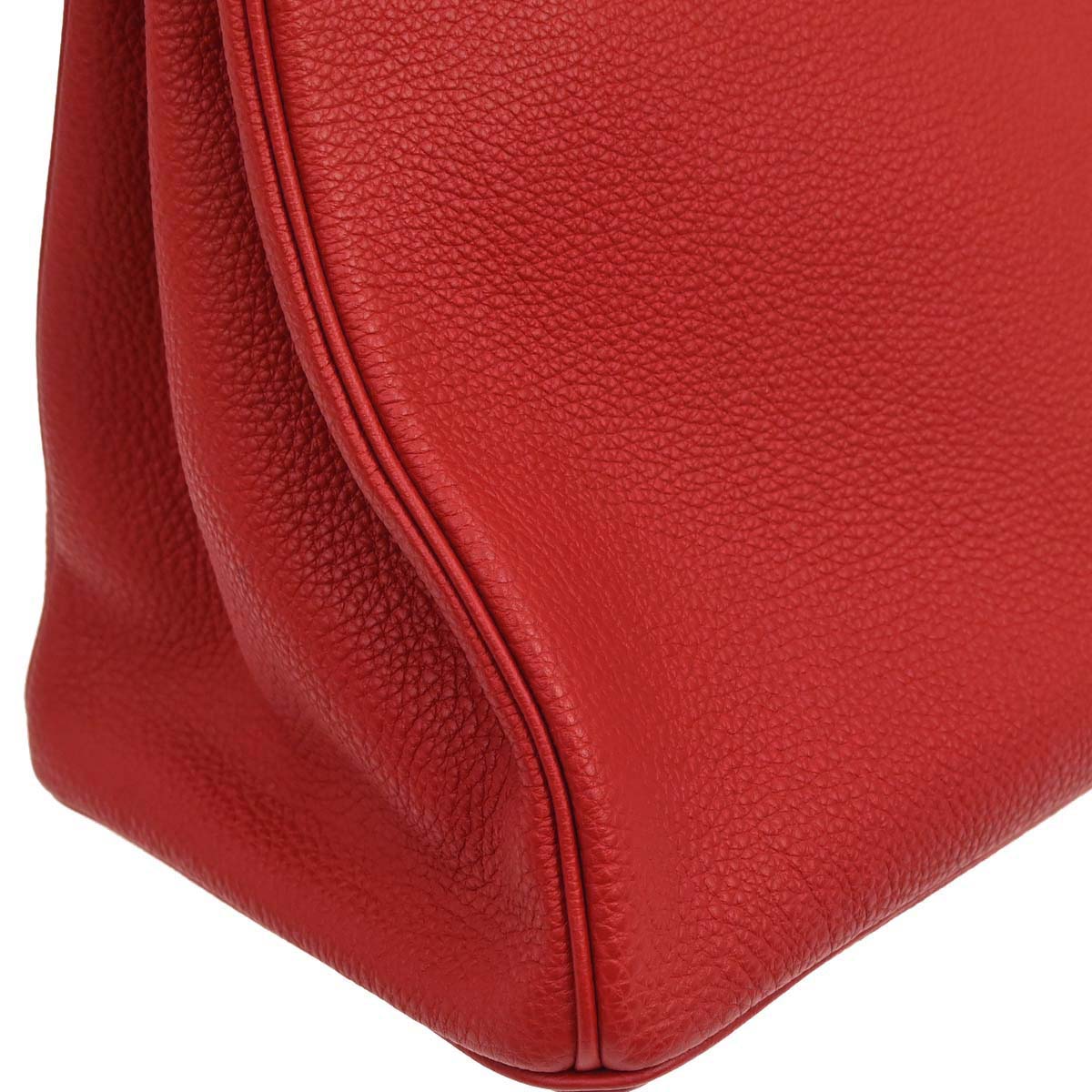 Hermes Rouge Casaque Togo Birkin 35 Handbag