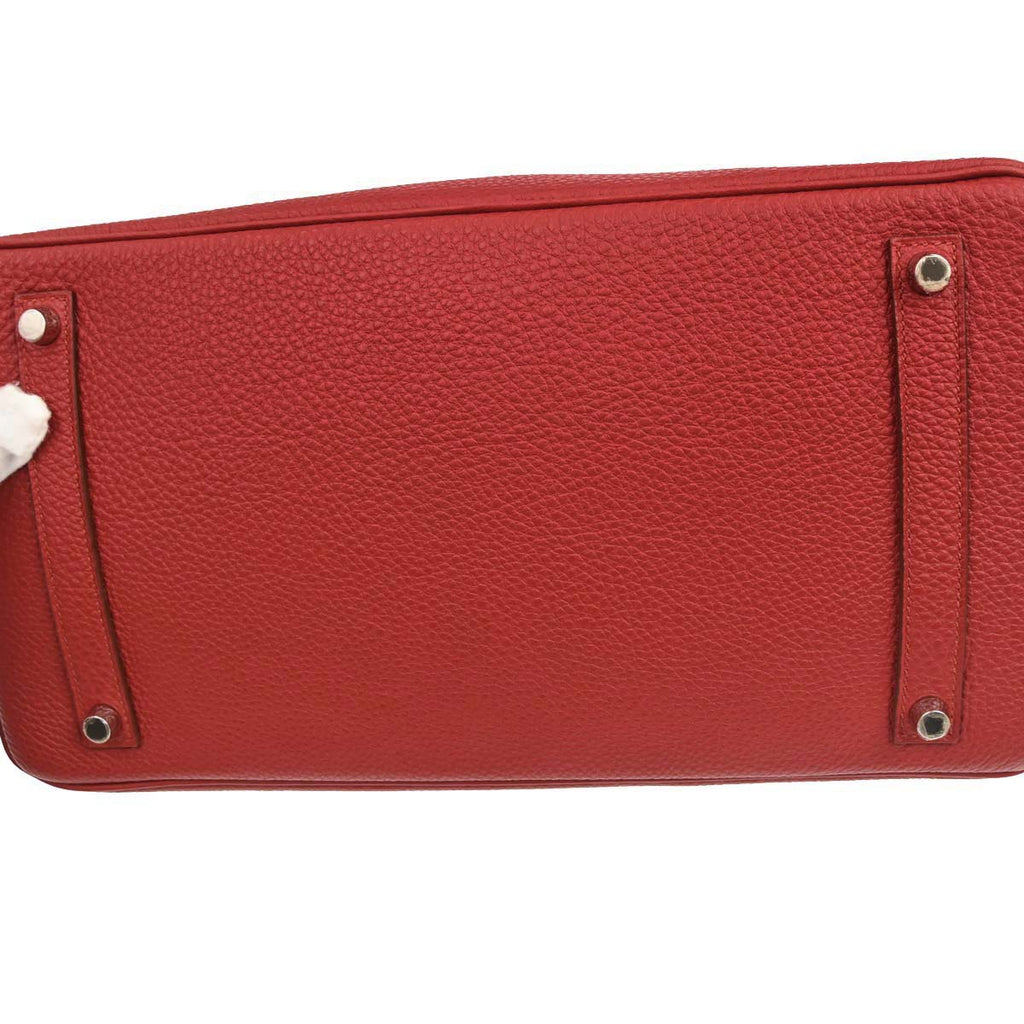 Hermes Rouge Casaque Togo Birkin 35 Handbag