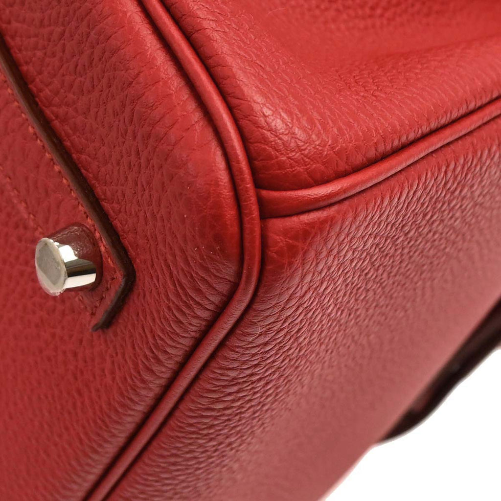 Hermes Rouge Casaque Togo Birkin 35 Handbag