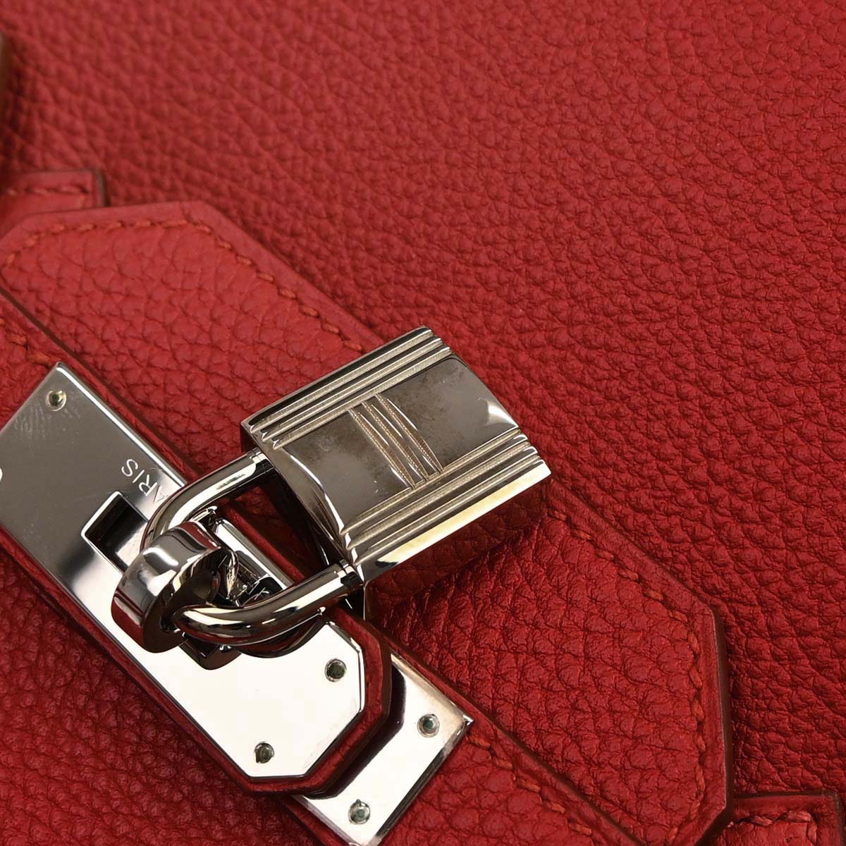 Hermes Rouge Casaque Togo Birkin 35 Handbag