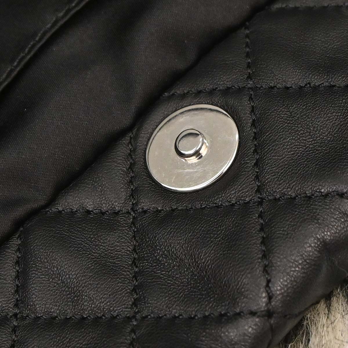 Chanel Gray Artificial Fur Arctic Fantasy Tote Handbag