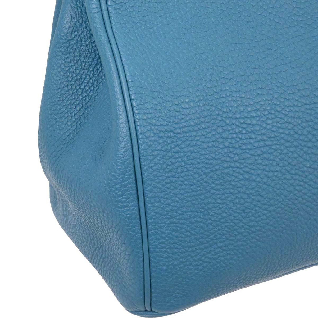 Hermes Blue Jean Togo Birkin 35 Handbag