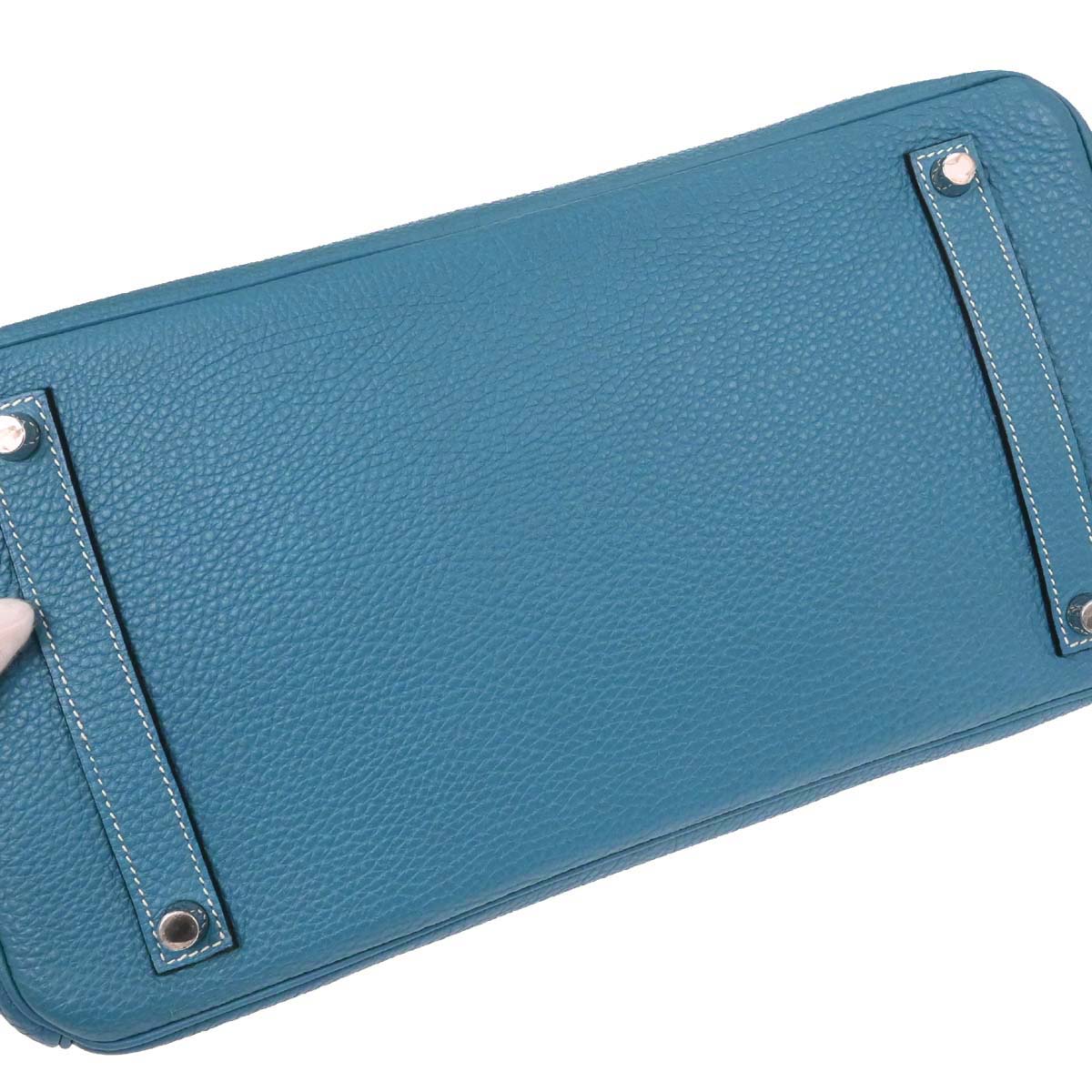Hermes Blue Jean Togo Birkin 35 Handbag