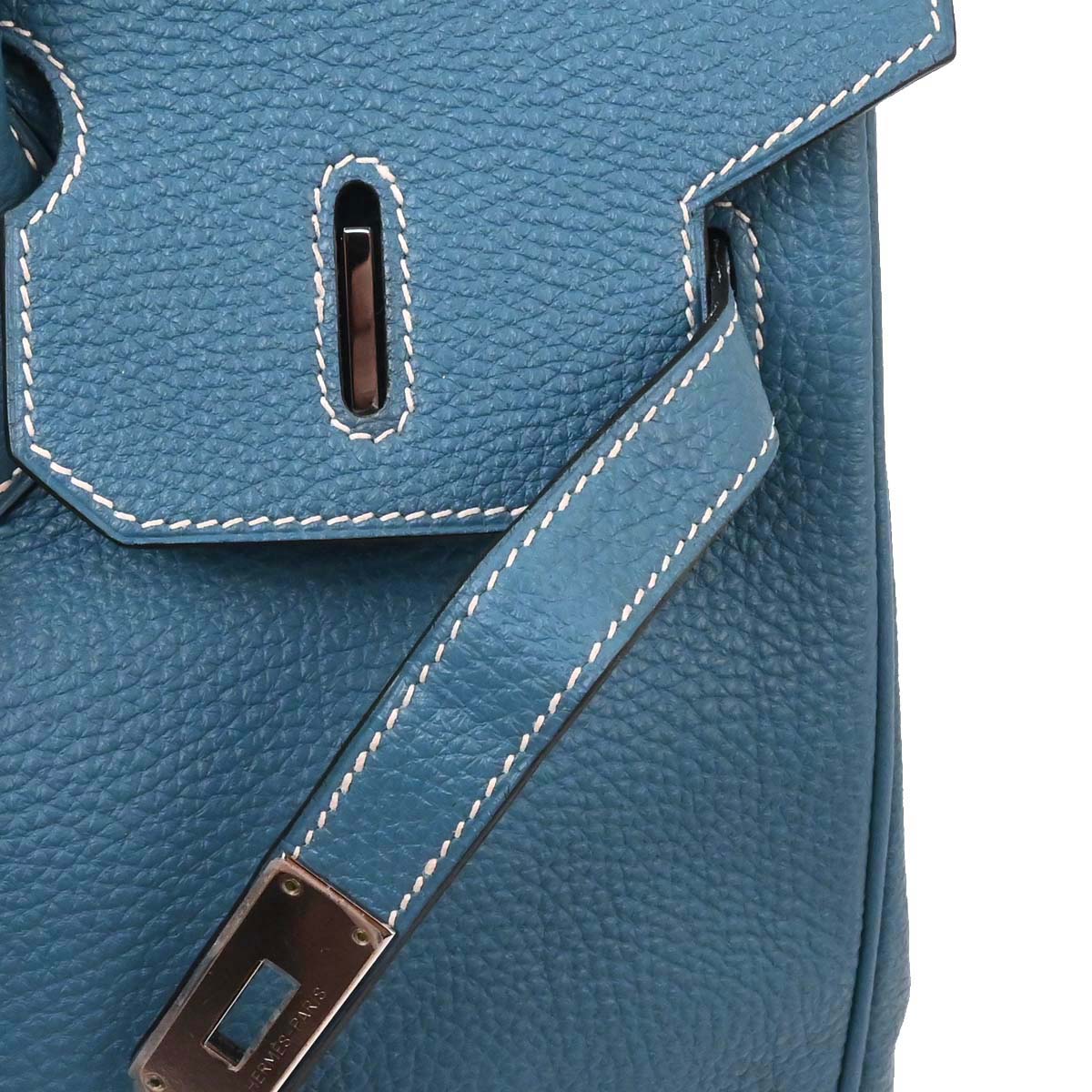 Hermes Blue Jean Togo Birkin 35 Handbag
