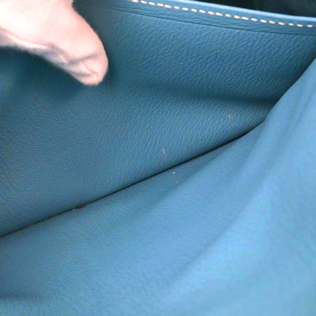 Hermes Blue Jean Togo Birkin 35 Handbag