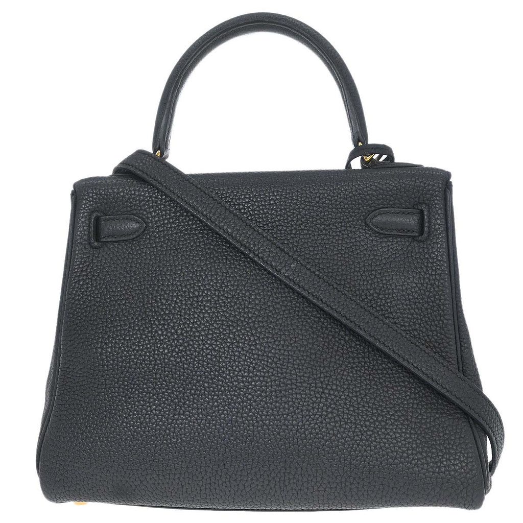 Hermes Plomb Togo Kelly 25 Retourne 2way Shoulder Handbag