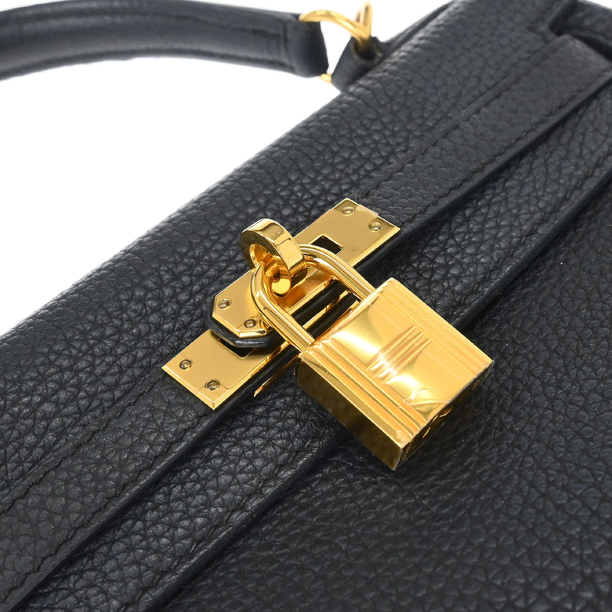 Hermes Plomb Togo Kelly 25 Retourne 2way Shoulder Handbag