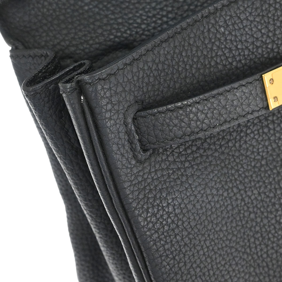 Hermes Plomb Togo Kelly 25 Retourne 2way Shoulder Handbag