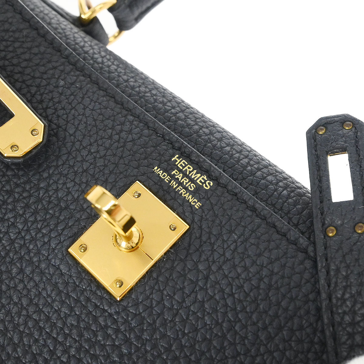 Hermes Plomb Togo Kelly 25 Retourne 2way Shoulder Handbag