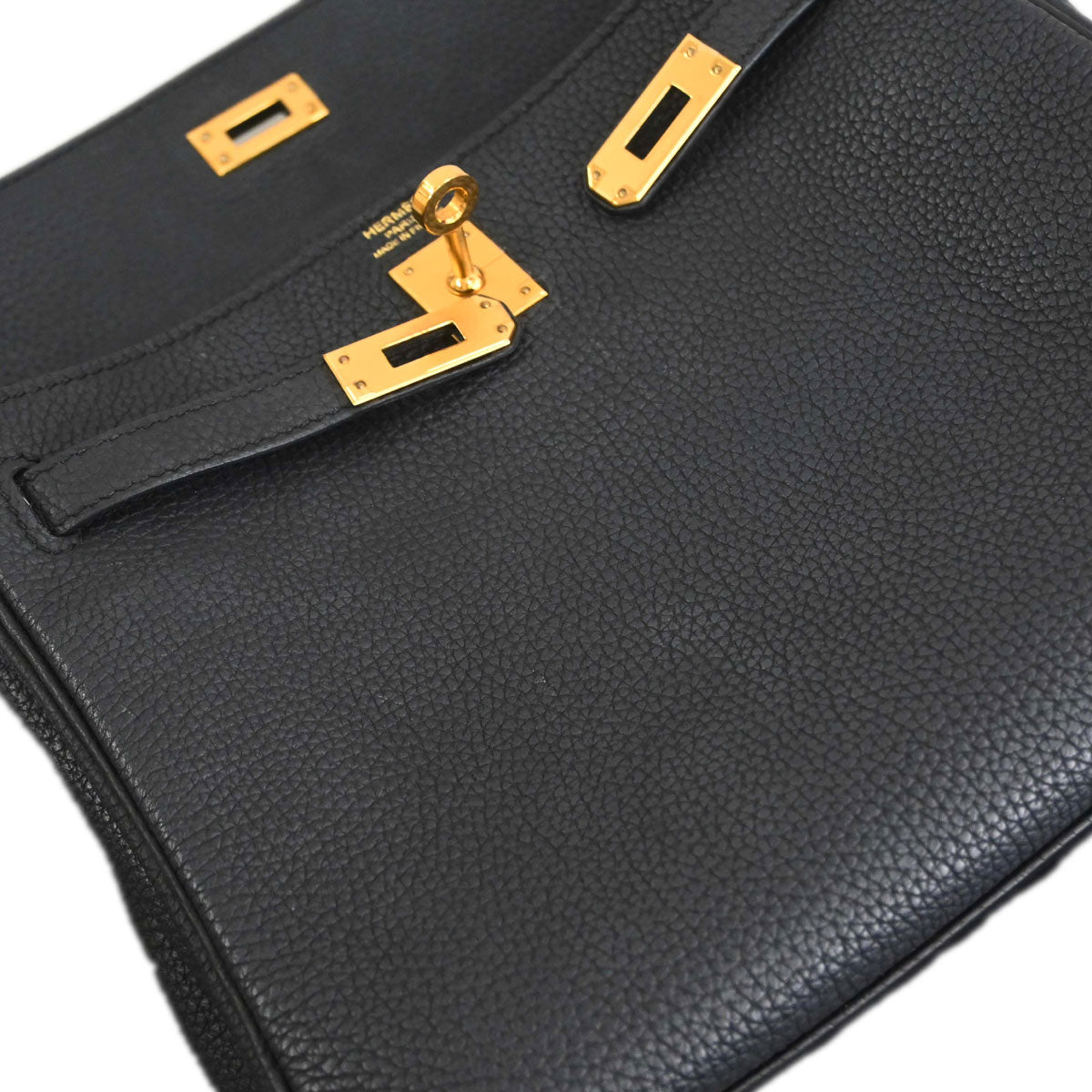 Hermes Plomb Togo Kelly 25 Retourne 2way Shoulder Handbag