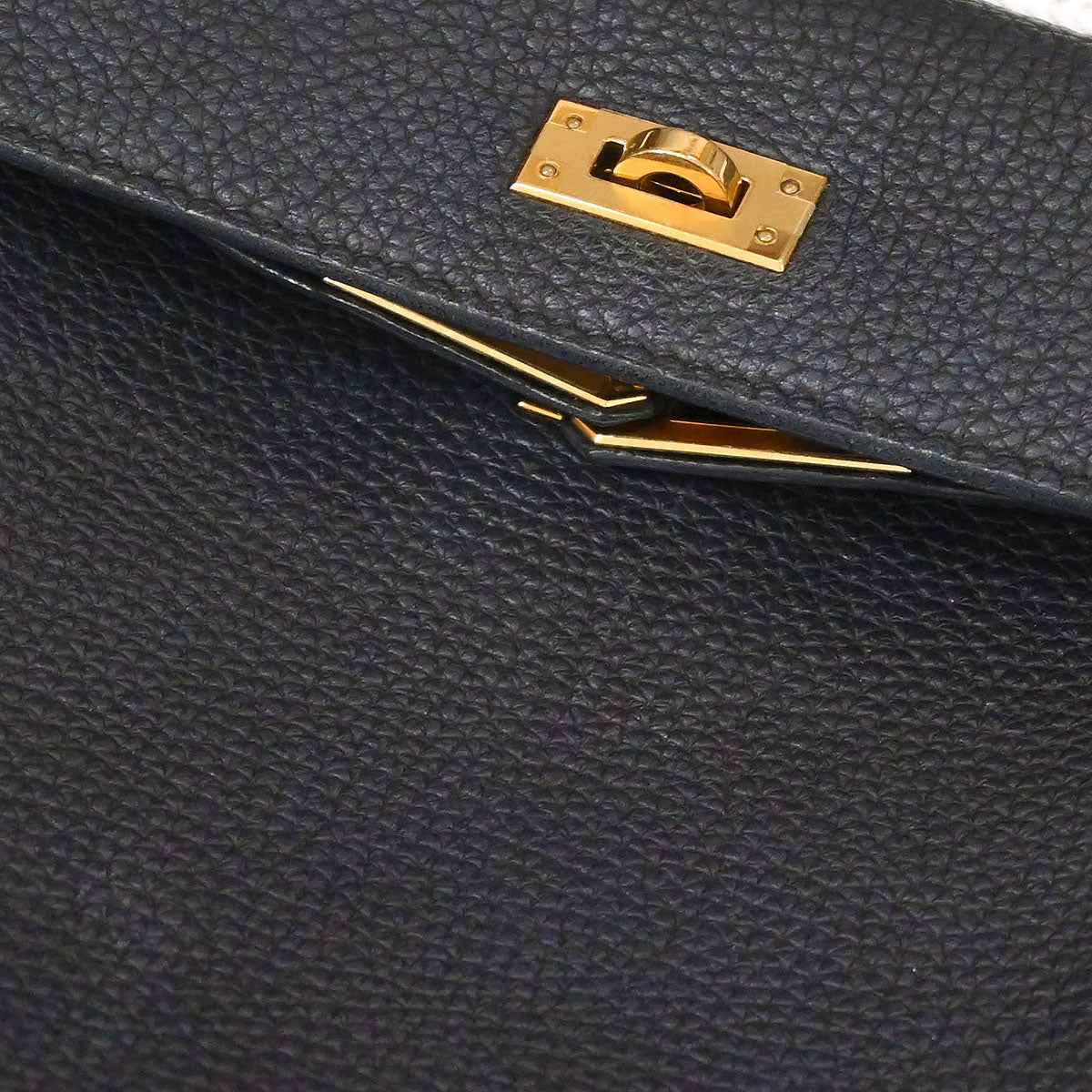 Hermes Plomb Togo Kelly 25 Retourne 2way Shoulder Handbag