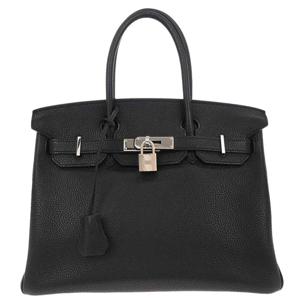 Hermes Black Togo Birkin 30 Handbag