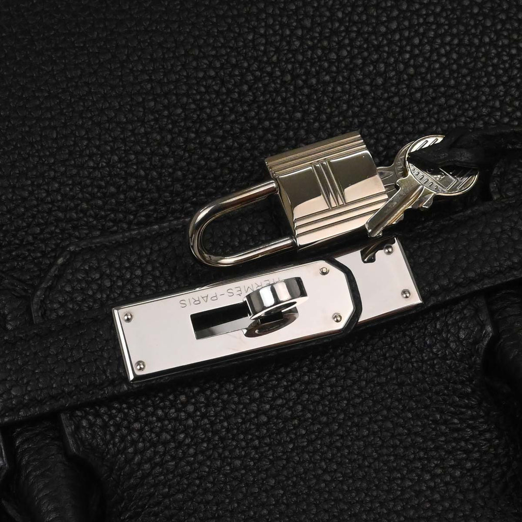 Hermes Black Togo Birkin 30 Handbag