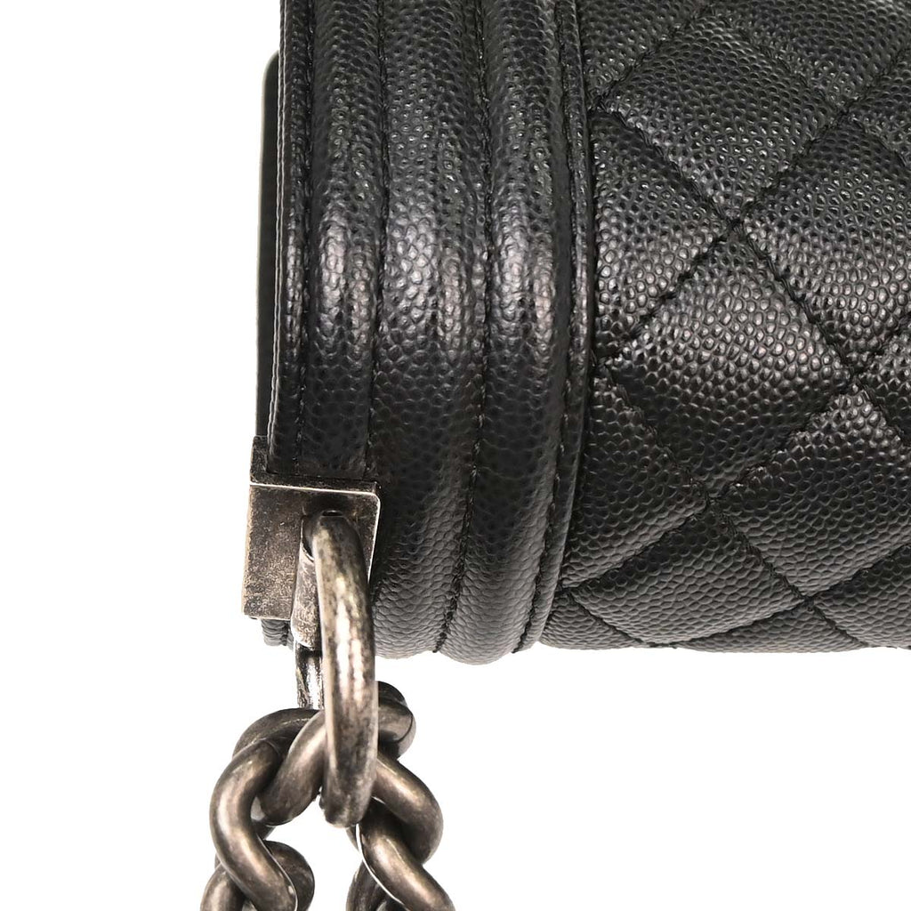 Boy Chanel 2018-2019 Black Calfskin Medium Shoulder Bag