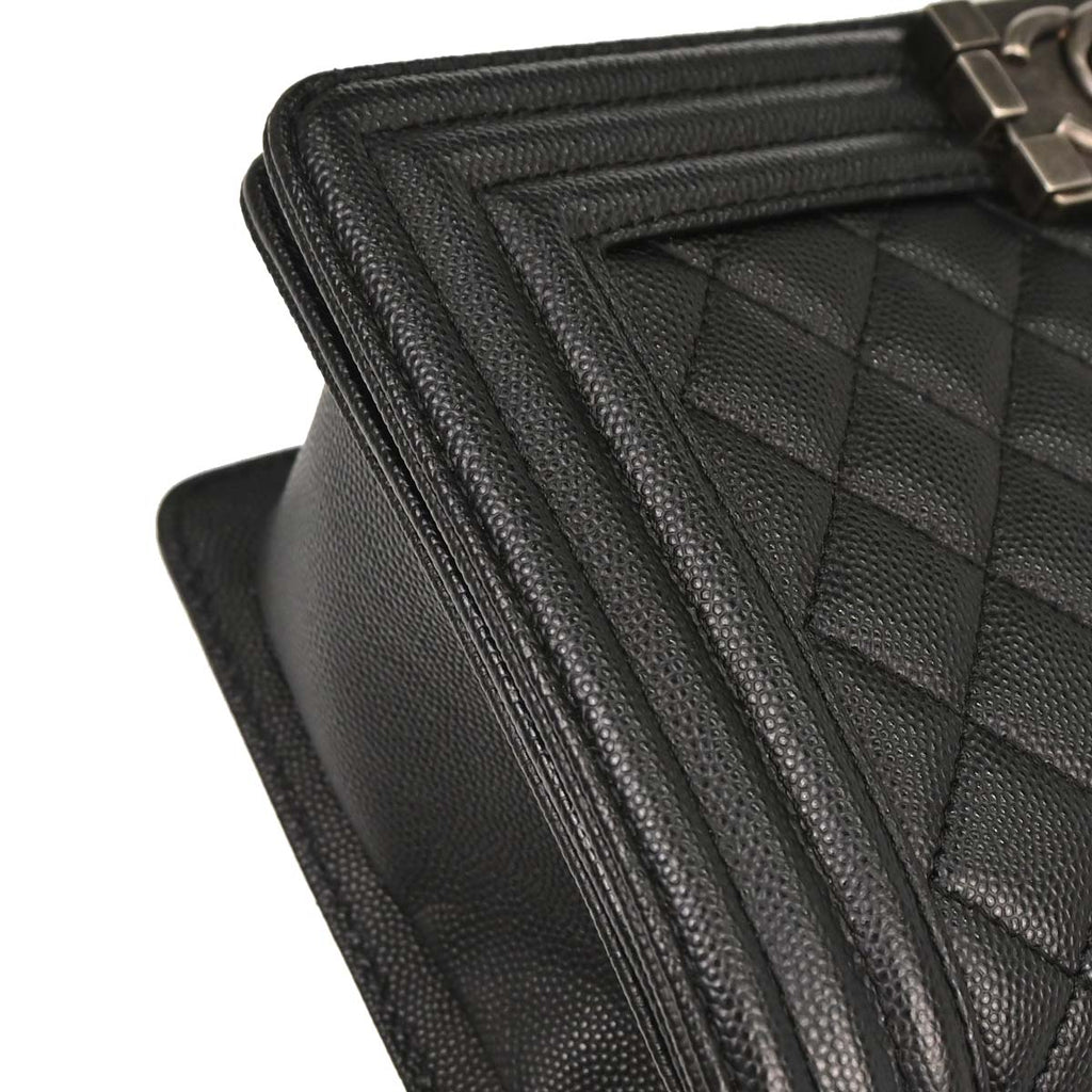 Boy Chanel 2018-2019 Black Calfskin Medium Shoulder Bag
