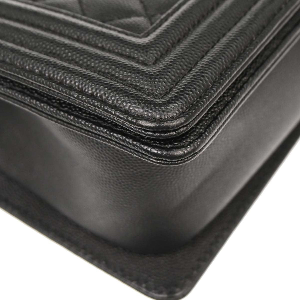 Boy Chanel 2018-2019 Black Calfskin Medium Shoulder Bag