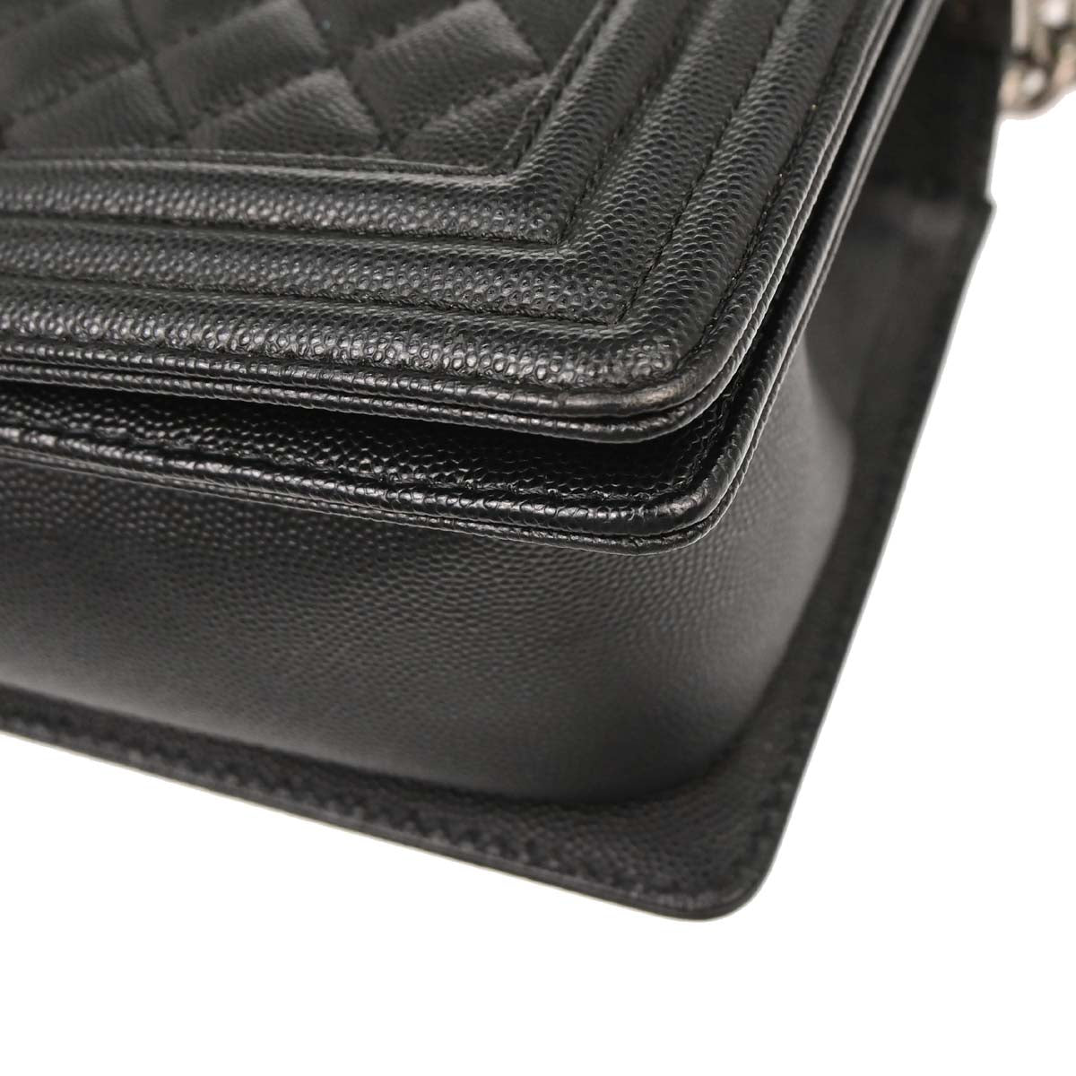 Boy Chanel 2018-2019 Black Calfskin Medium Shoulder Bag