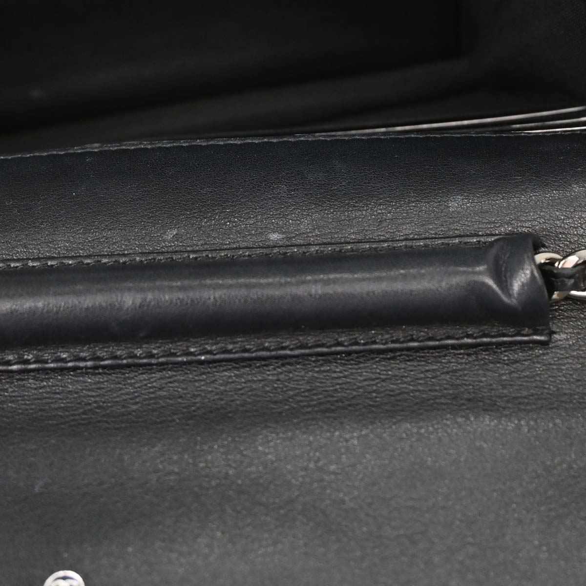 Chanel 2012 Black Caviar Timeless WOC Wallet on Chain Shoulder Bag