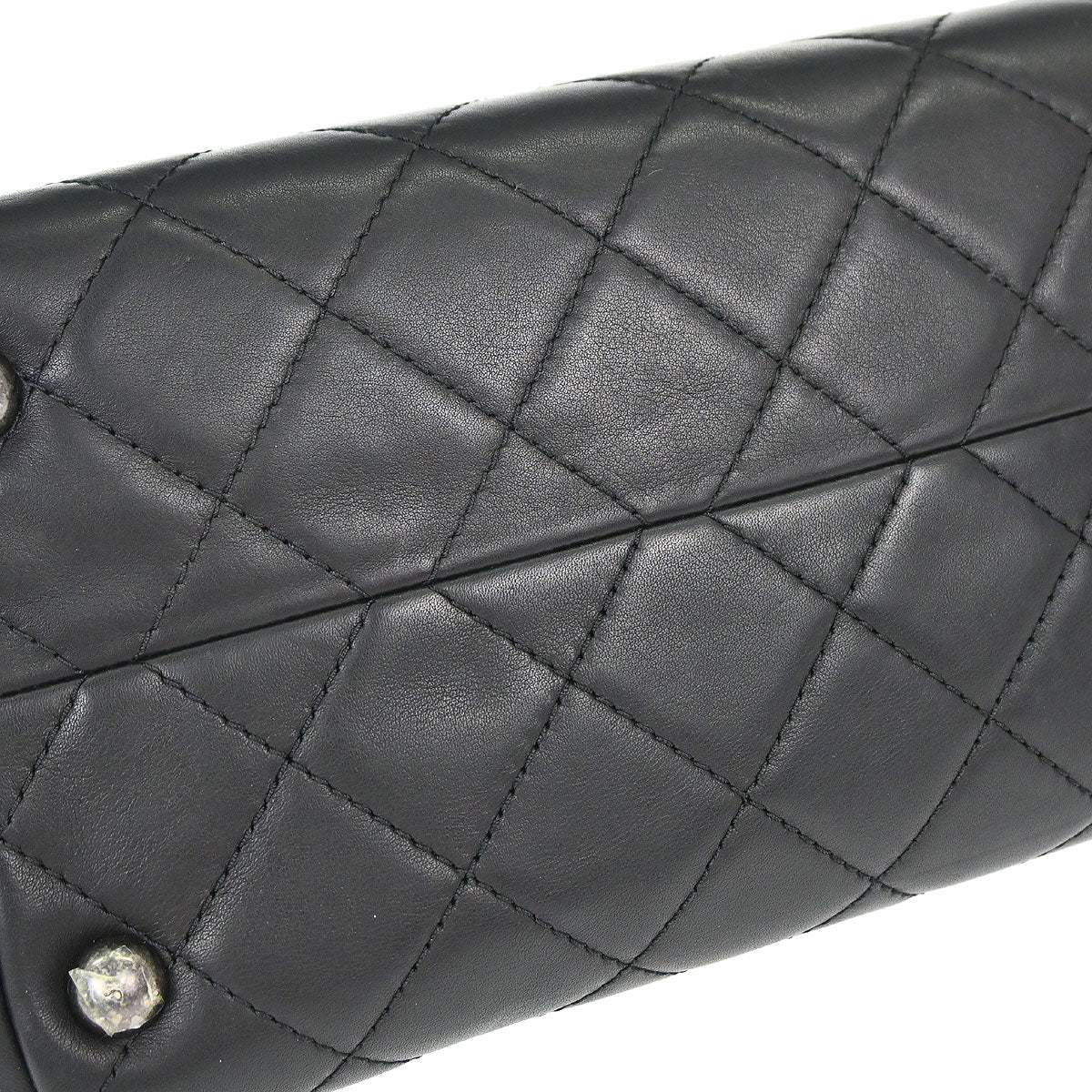 Chanel Black Calfskin Shopping In Chains 2way Shoulder Tote Bag