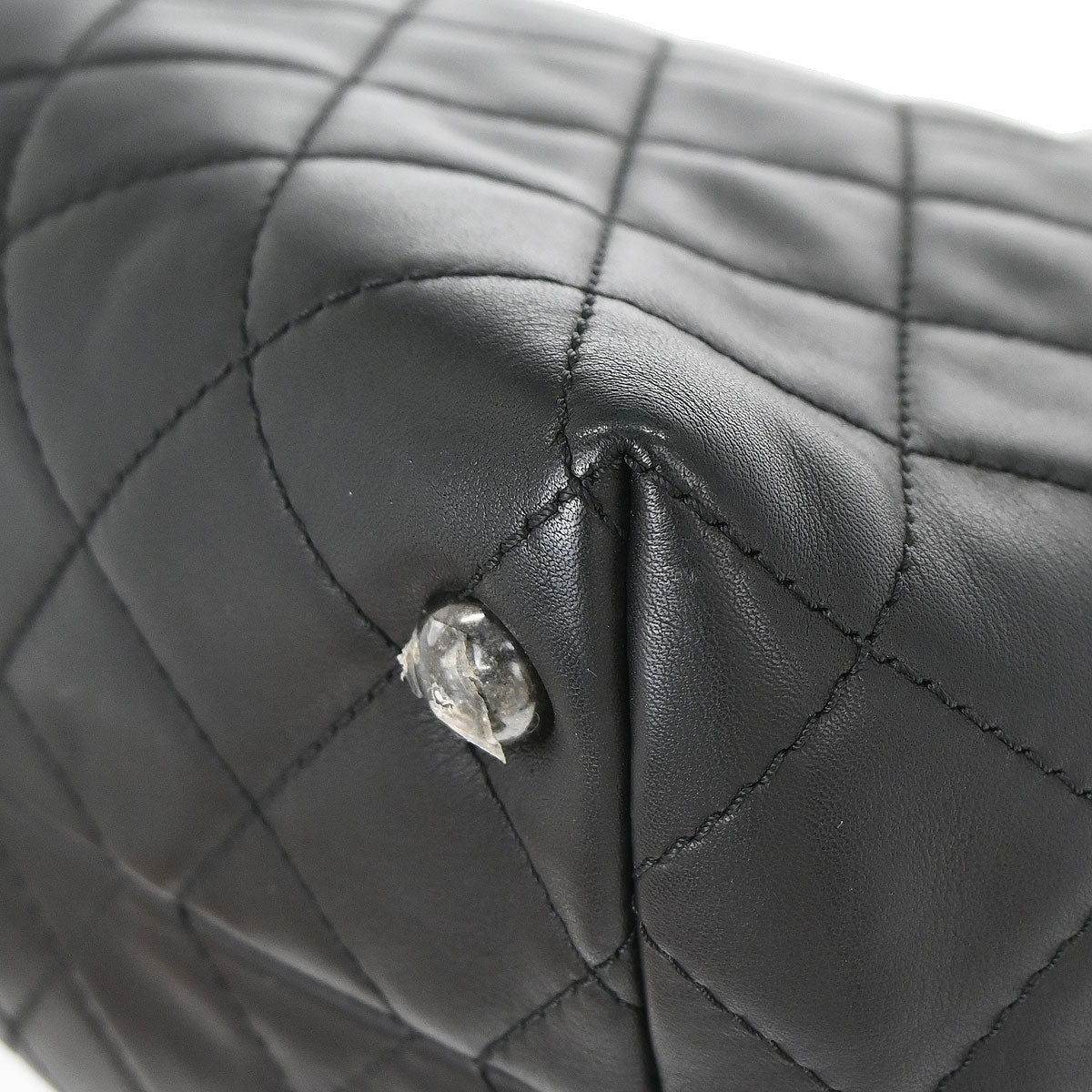 Chanel Black Calfskin Shopping In Chains 2way Shoulder Tote Bag