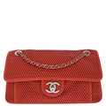 Chanel 2012-2013 Red Perforated Calfskin French Riviera Shoulder Bag