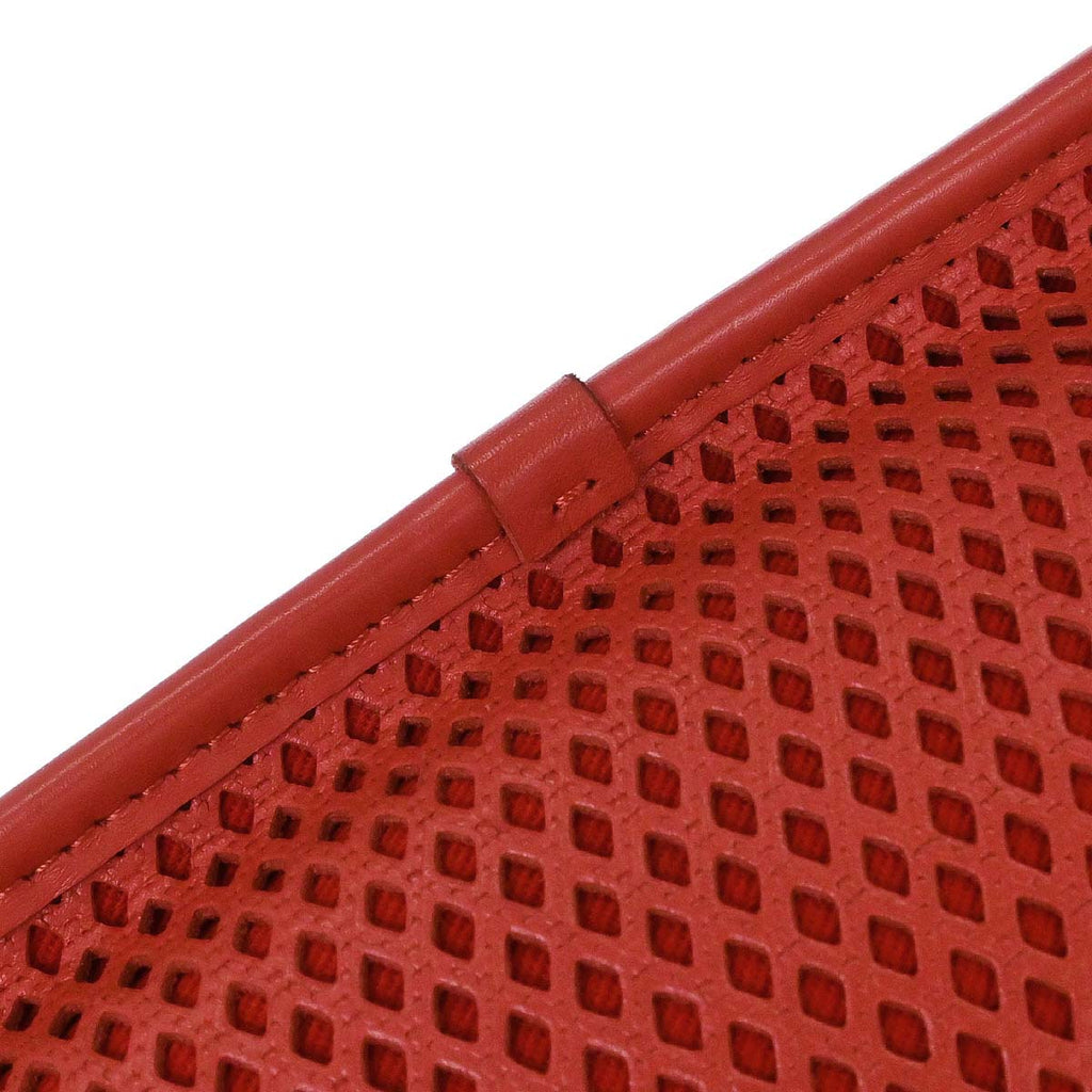 Chanel 2012-2013 Red Perforated Calfskin French Riviera Shoulder Bag