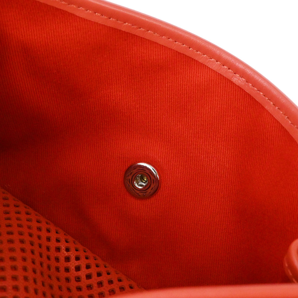Chanel 2012-2013 Red Perforated Calfskin French Riviera Shoulder Bag